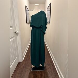 Kirundo One Shoulder Elegant Maxi Dress